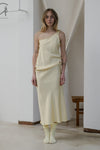 BASERANGE 24 Autumn and Winter One-shoulder Dress Portugal BAS-DROSD-VI-AU24-SFYH DROSD-VI Sofia Yellow